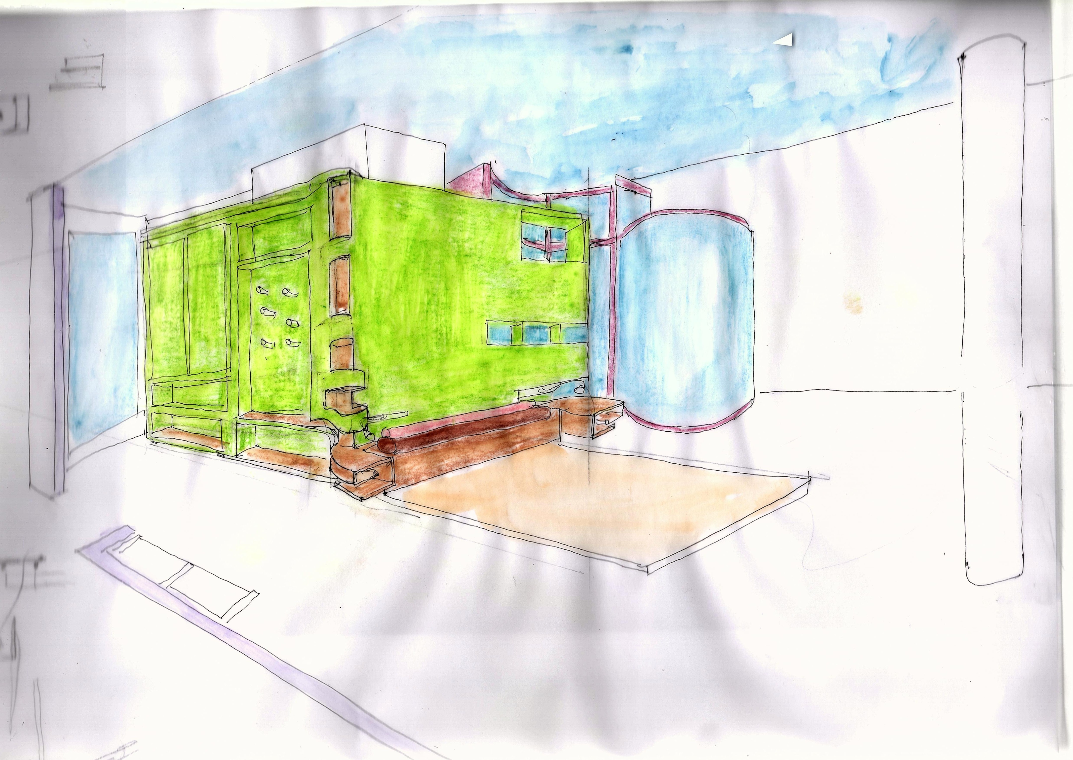 意式酒店设计 | 集成衣柜与景观浴室，打造 55 平米宽敞空间-1