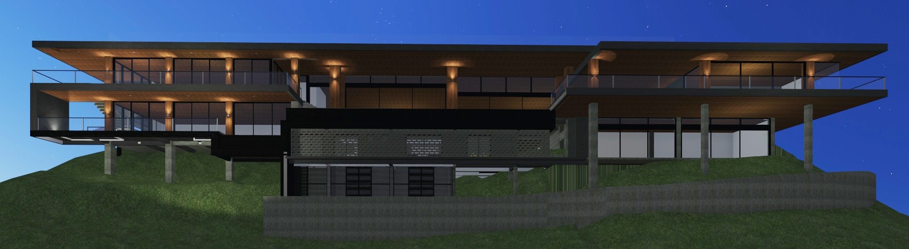 山间周末度假屋设计-2