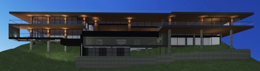 山间周末度假屋设计-2