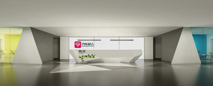 汽车超人网络科技公司办公室装修设计案例解析-1
