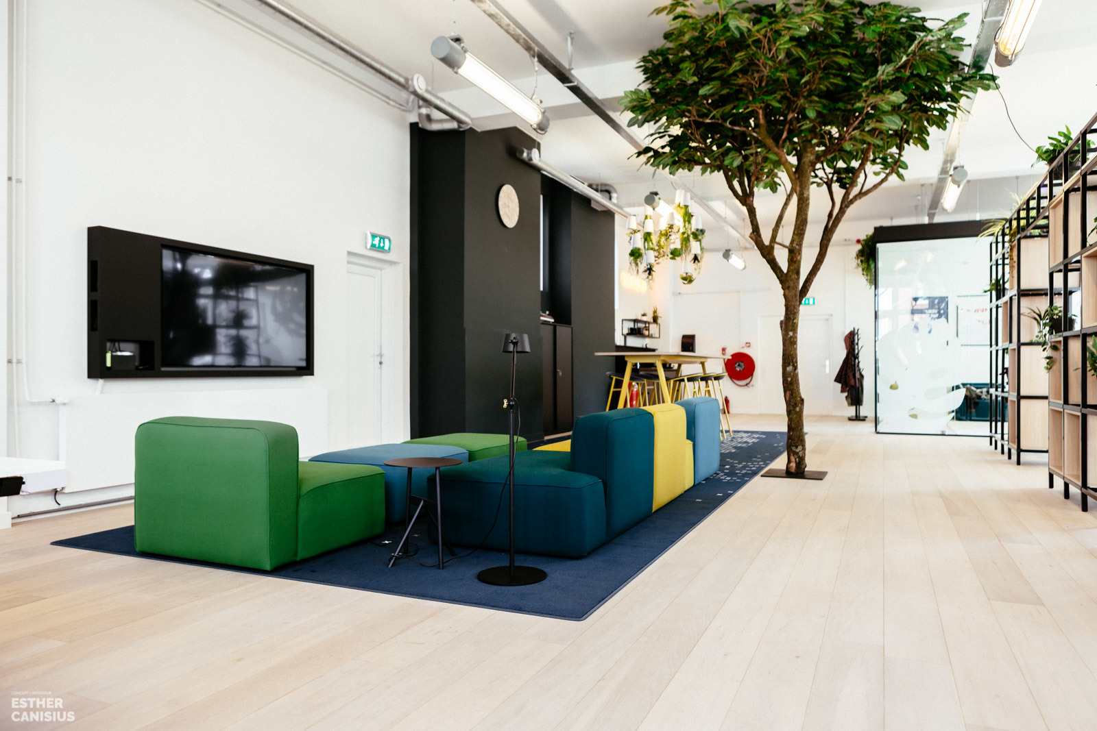 荷兰 Imkey 办公室 | 古典建筑中的现代绿意空间-11