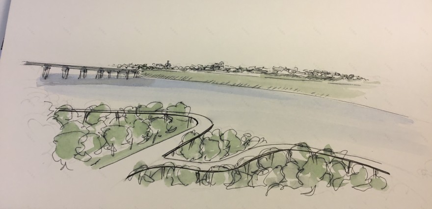 浪漫恐龙的河畔景观设计-22