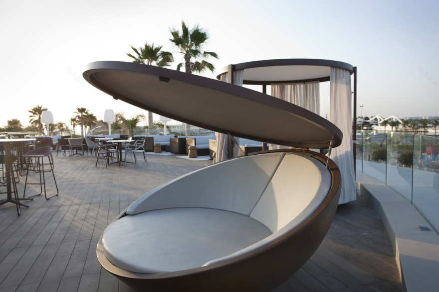 地中海风情的海滩俱乐部-1