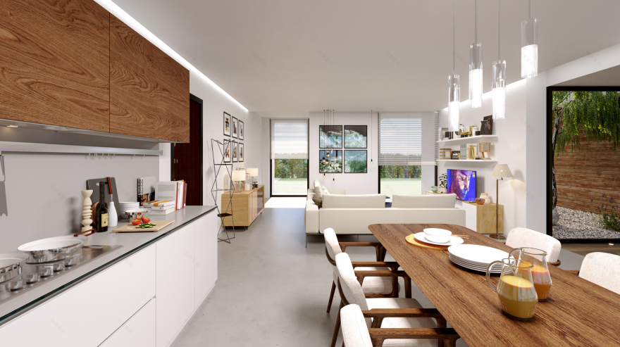 生态家园 | 现代环保别墅设计-5