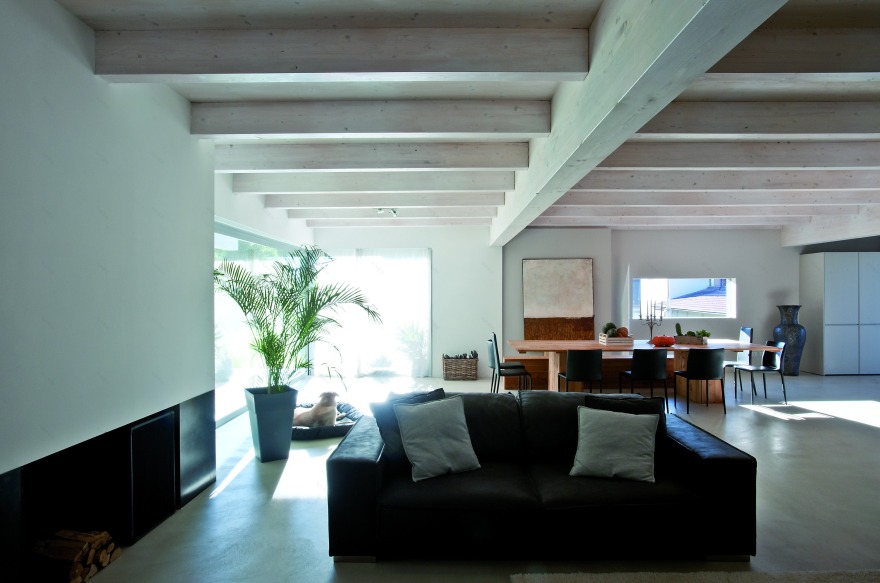 单层别墅,极简风格与自然元素融合-2