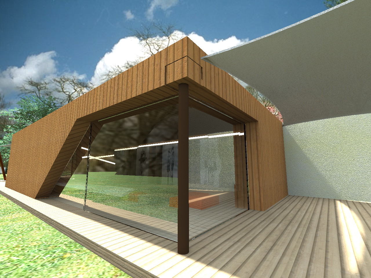 2017 年木结构新 Scouts 总部室内设计-5