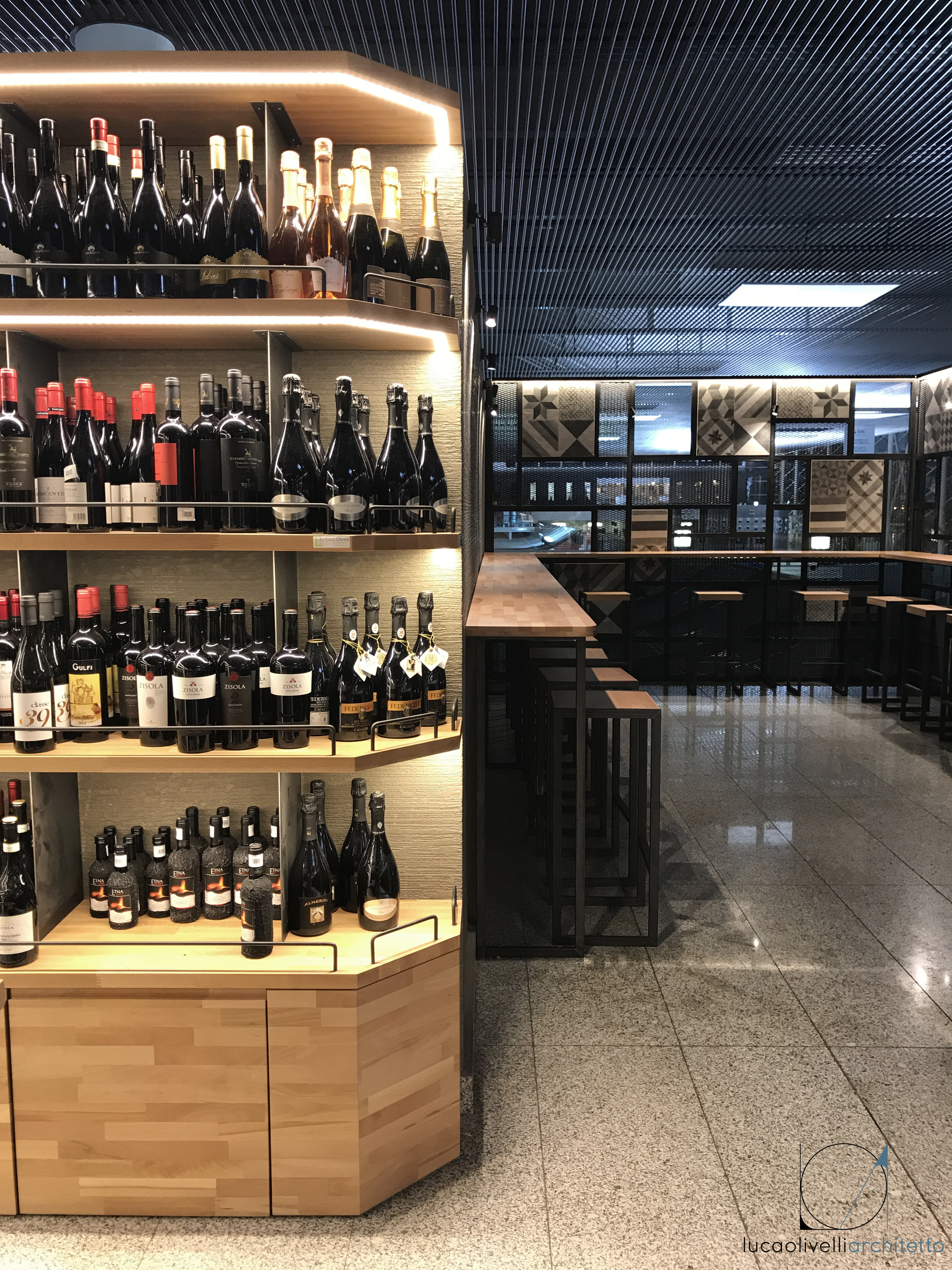 2017 年完成的西西里酒吧餐厅商店室内设计-1
