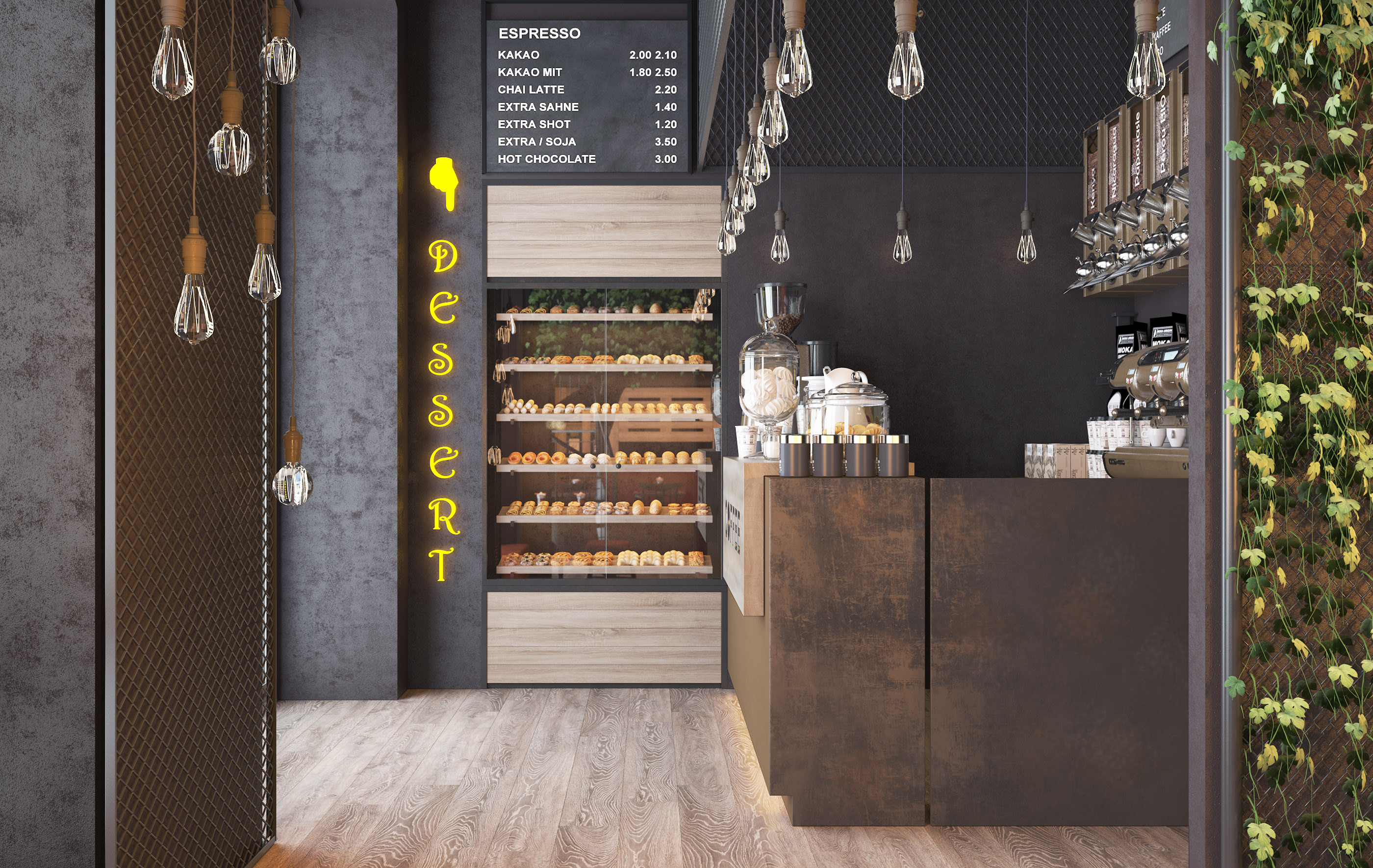 简约风格咖啡厅设计-4