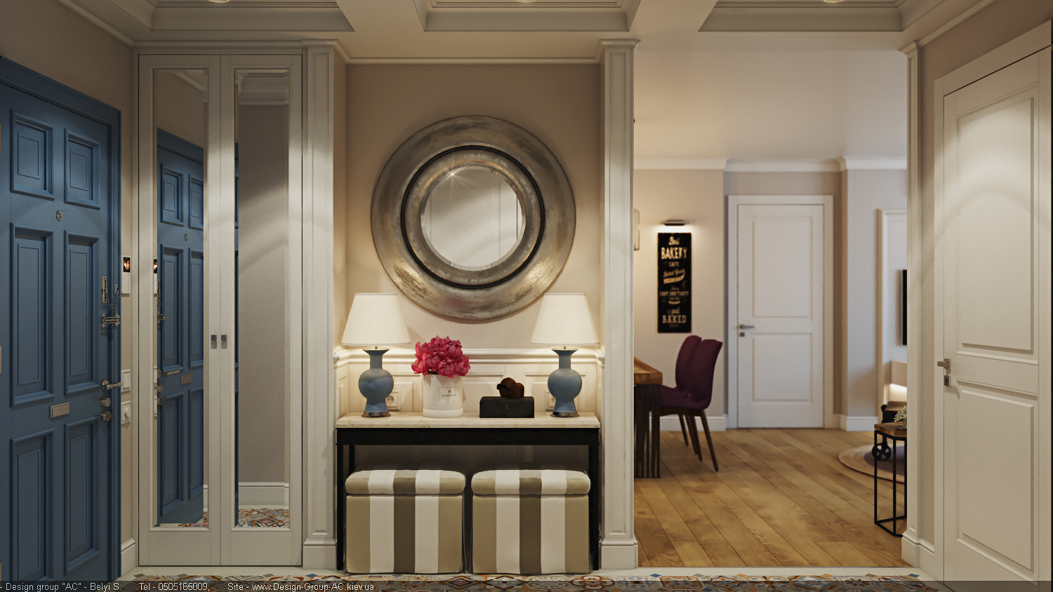 乌克兰基辅私人公寓⑥，现代简约风格客厅-5