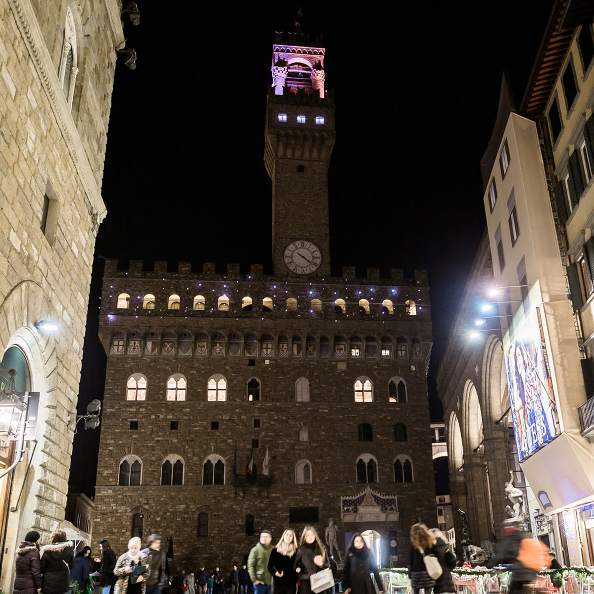 佛罗伦萨 F·Light 灯光节 · Palazzo Vecchio 宫殿光彩夺目-0