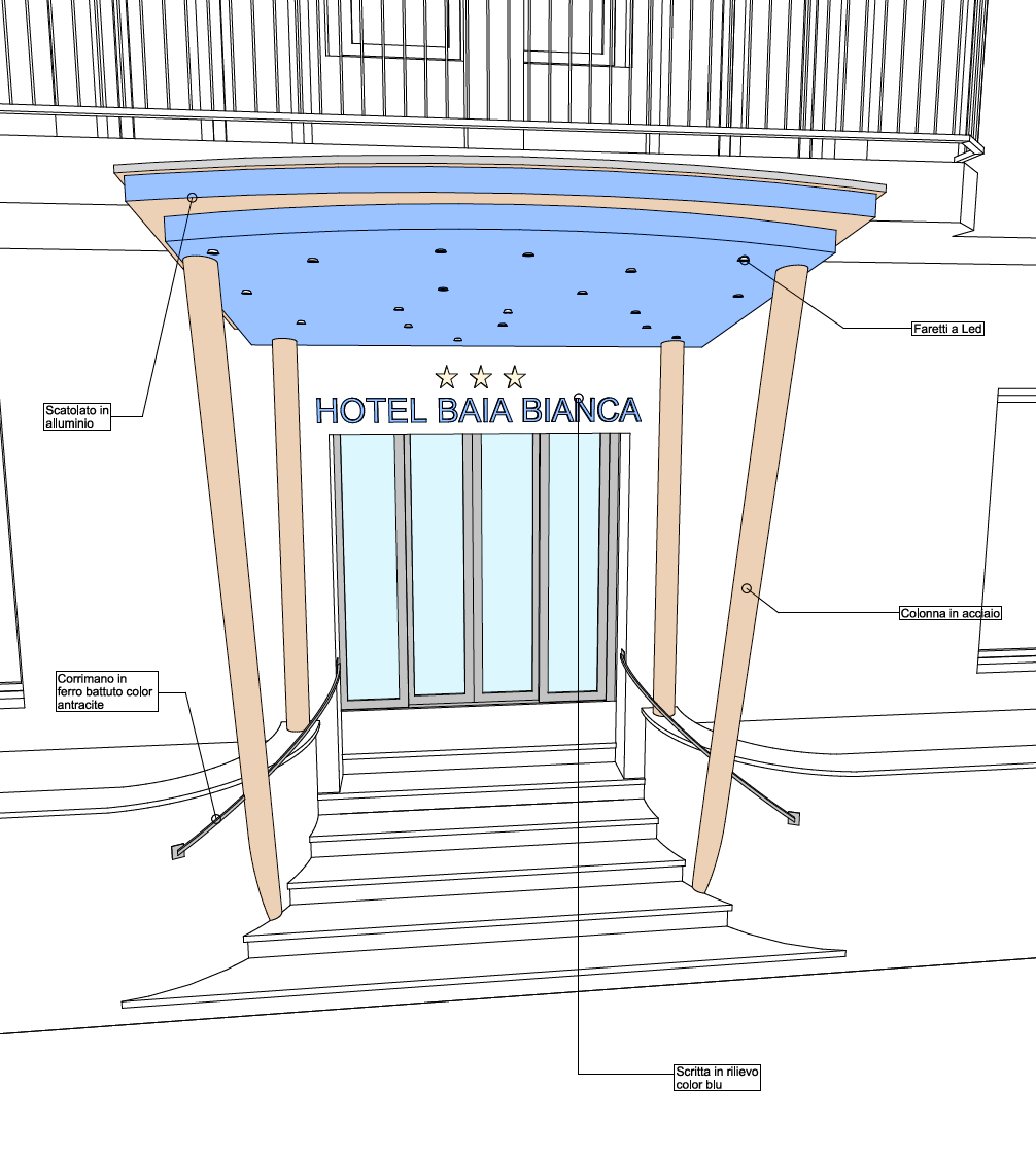 轻钢构造的酒店 pensilina per Albergo-9