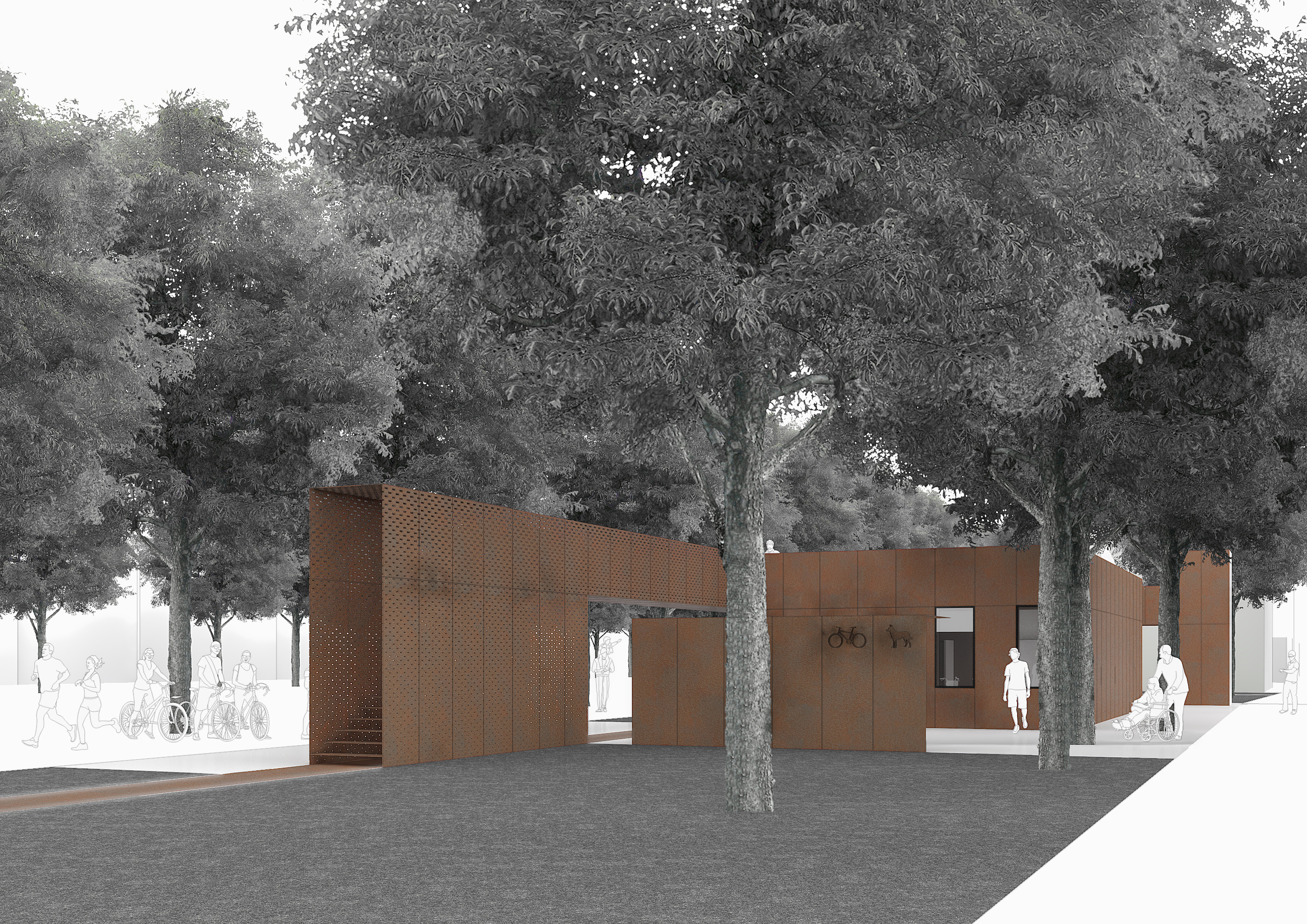 2018 年 KOŁO 竞赛一等奖作品——公园公共空间设计-1