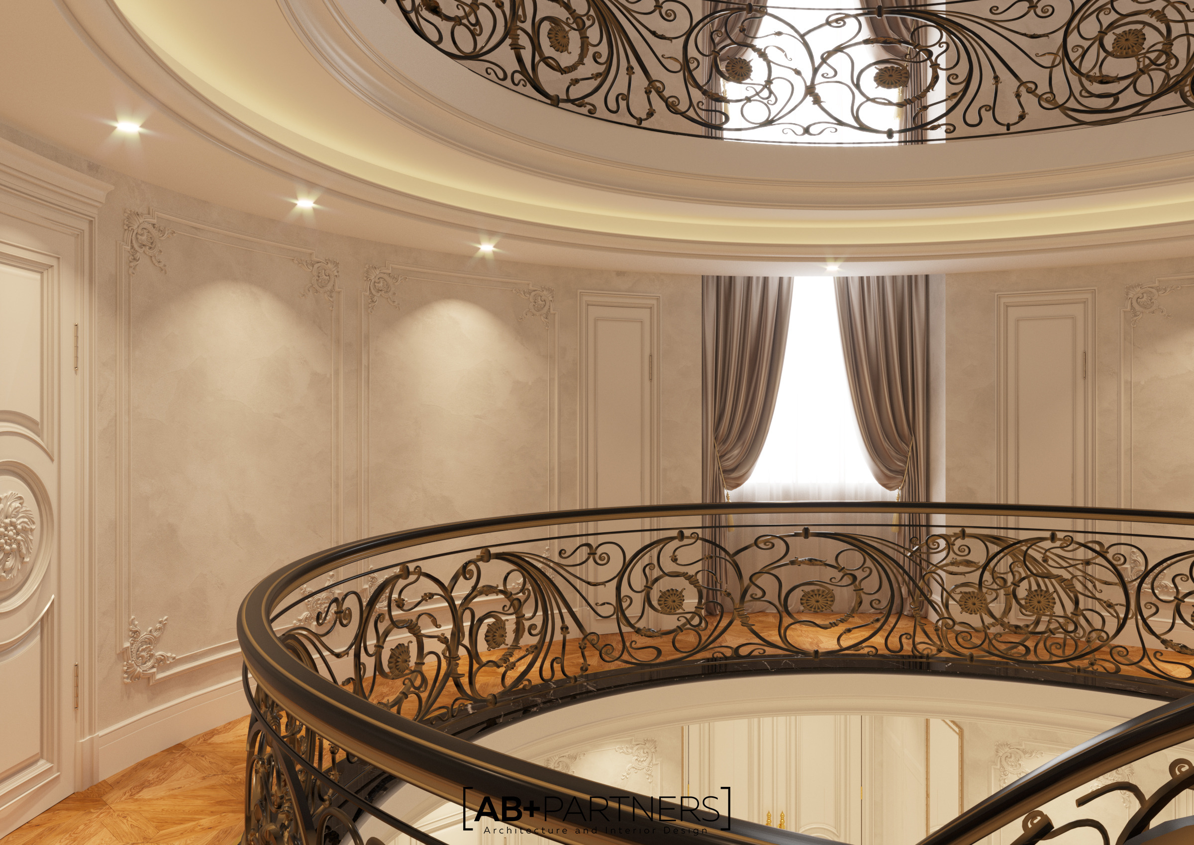 伦敦豪华别墅现代奢华室内设计-5