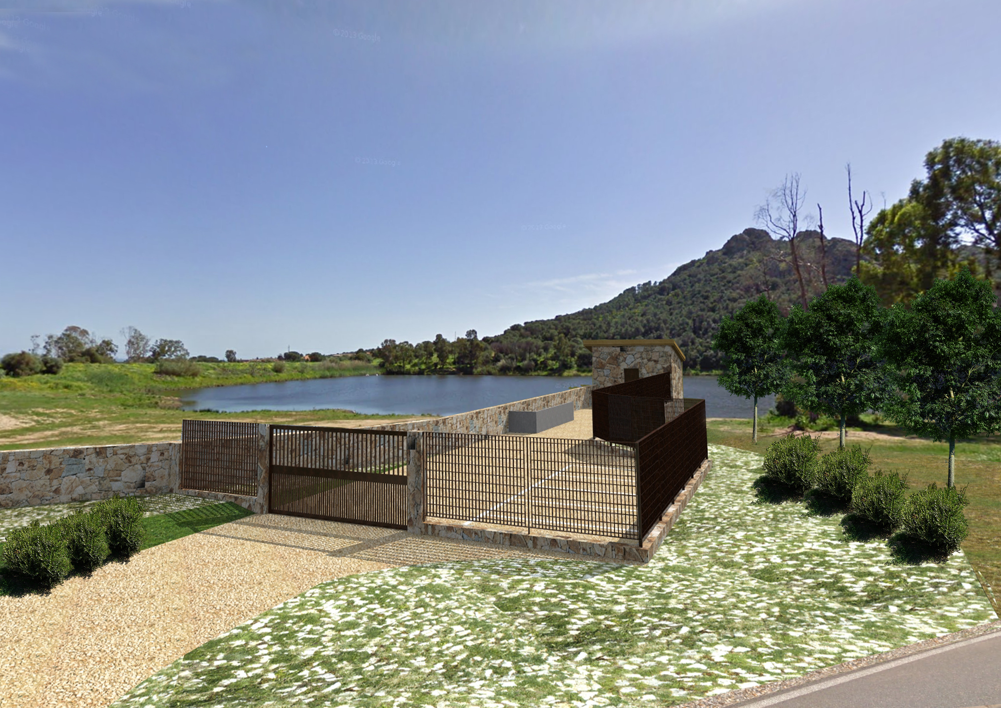 保护 Poggio dei Pini 大坝的景观规划-4