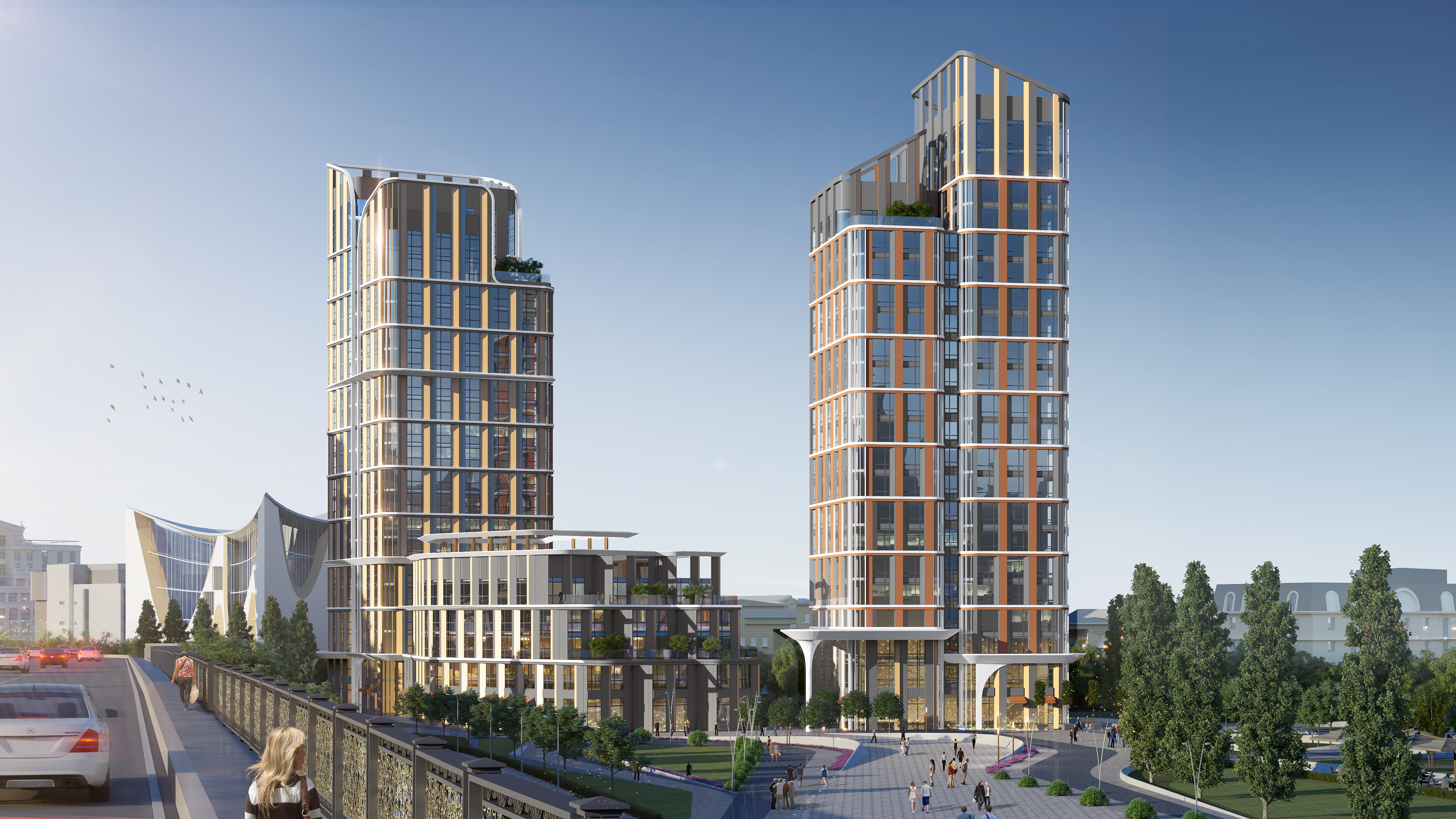 哈萨克自由之翼——Triathlon Towers-0