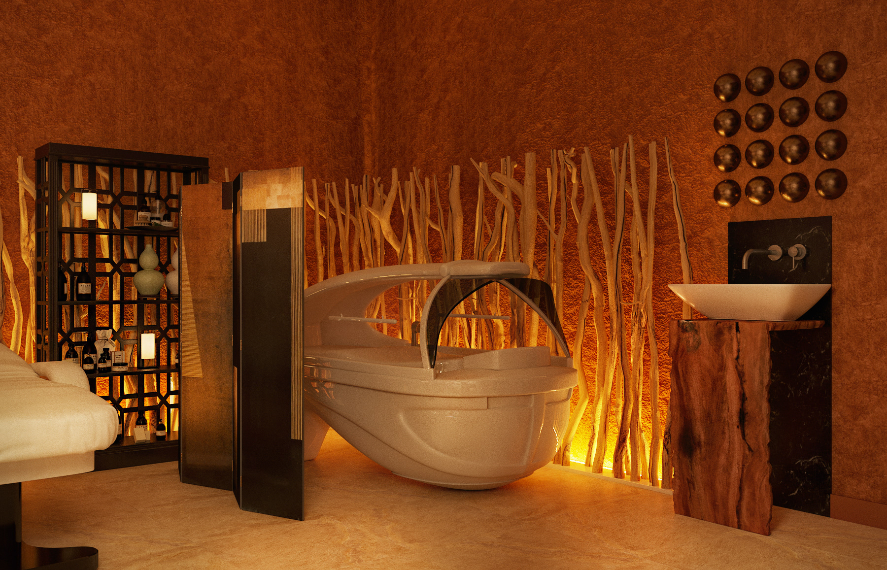 美容院 SPA salon 室内设计-2