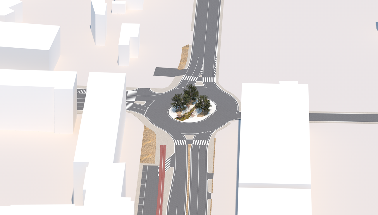 巴里市 via Amendola 道路绿化设计-39