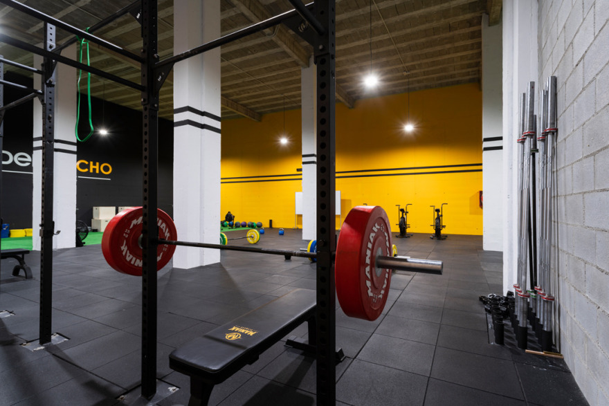 简约实木,CrossFit 运动空间设计-16