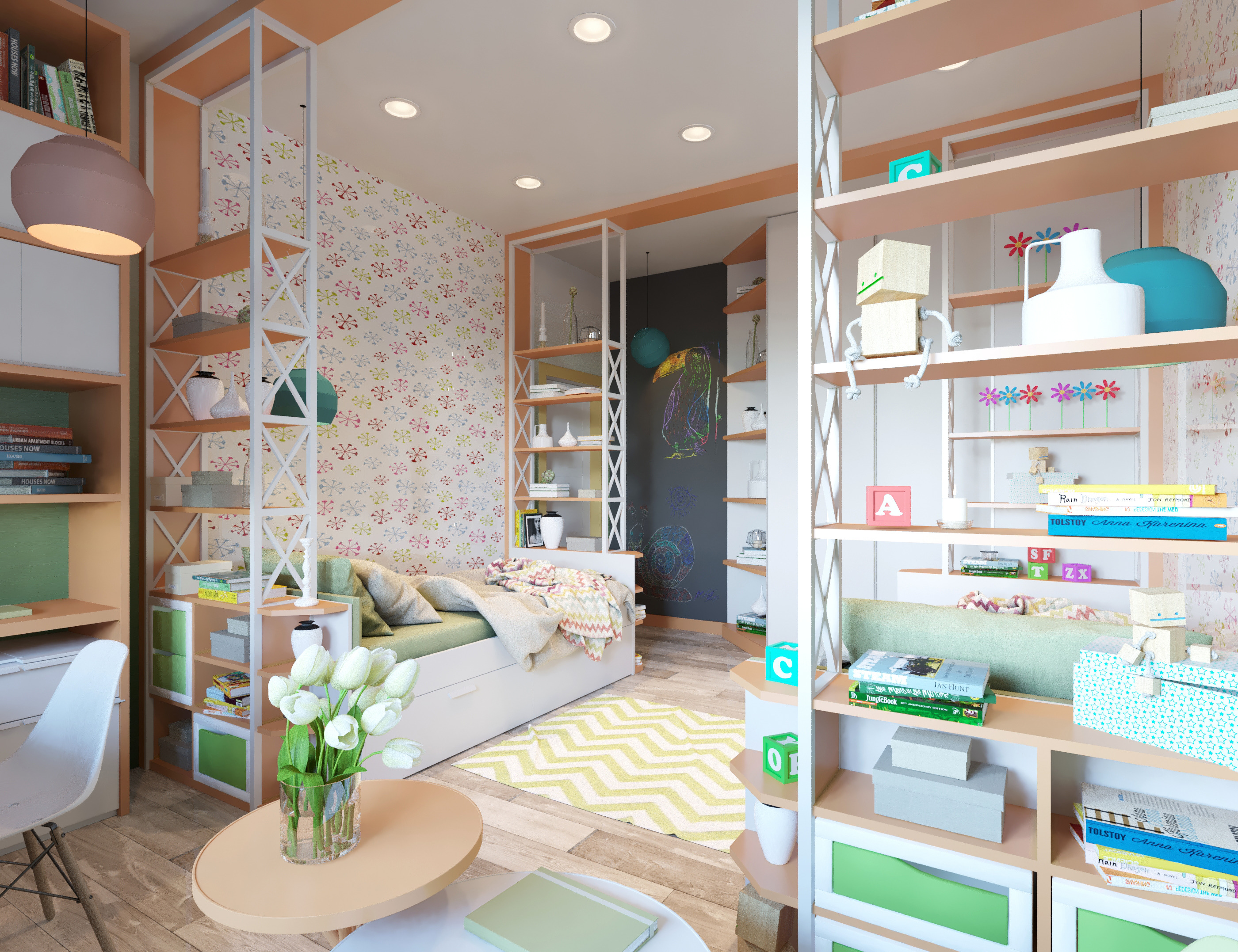 梦幻童趣空间—— Omnia 设计工作室儿童房案例鉴赏-13