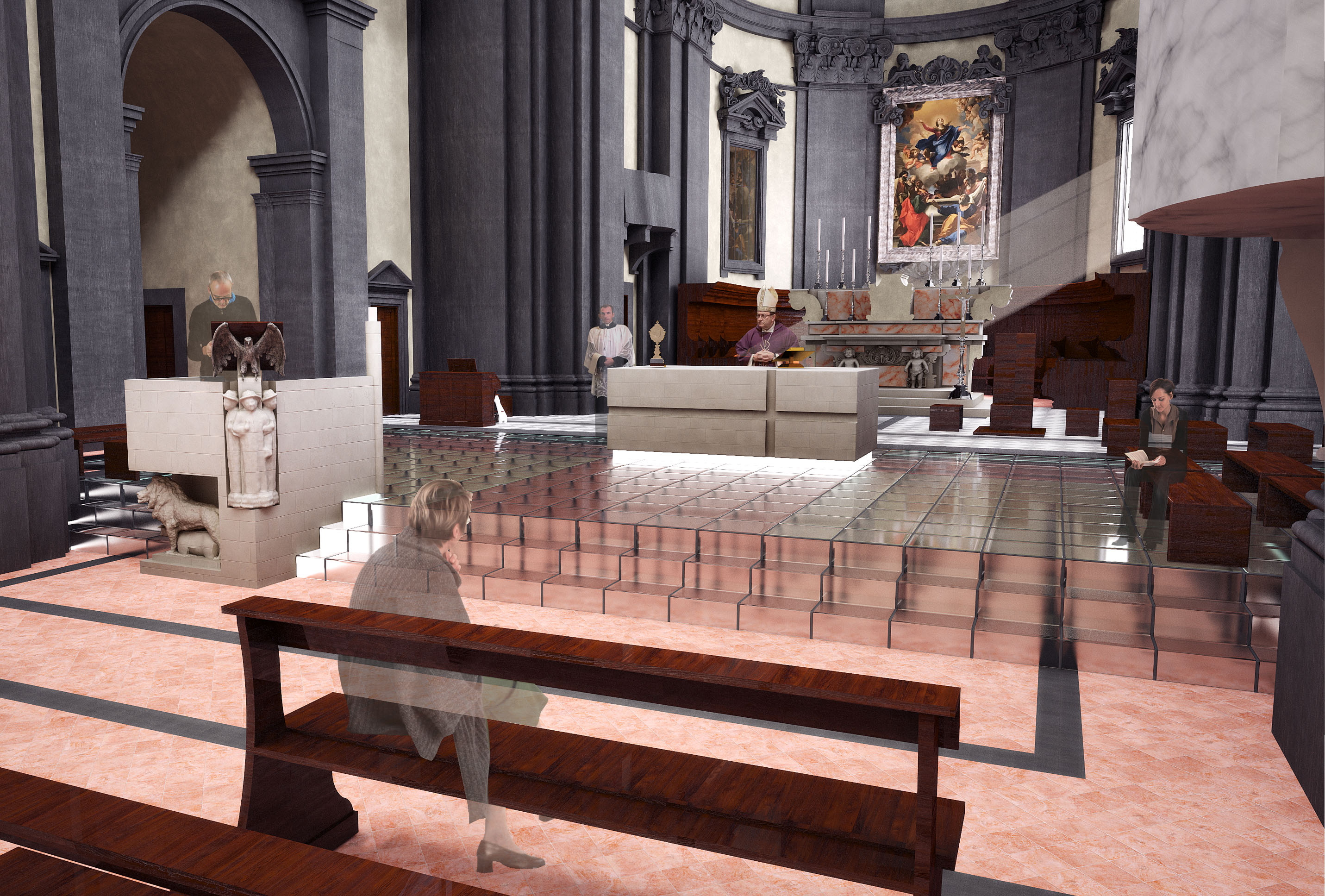 皮斯西亚大教堂祭坛空间改造-4