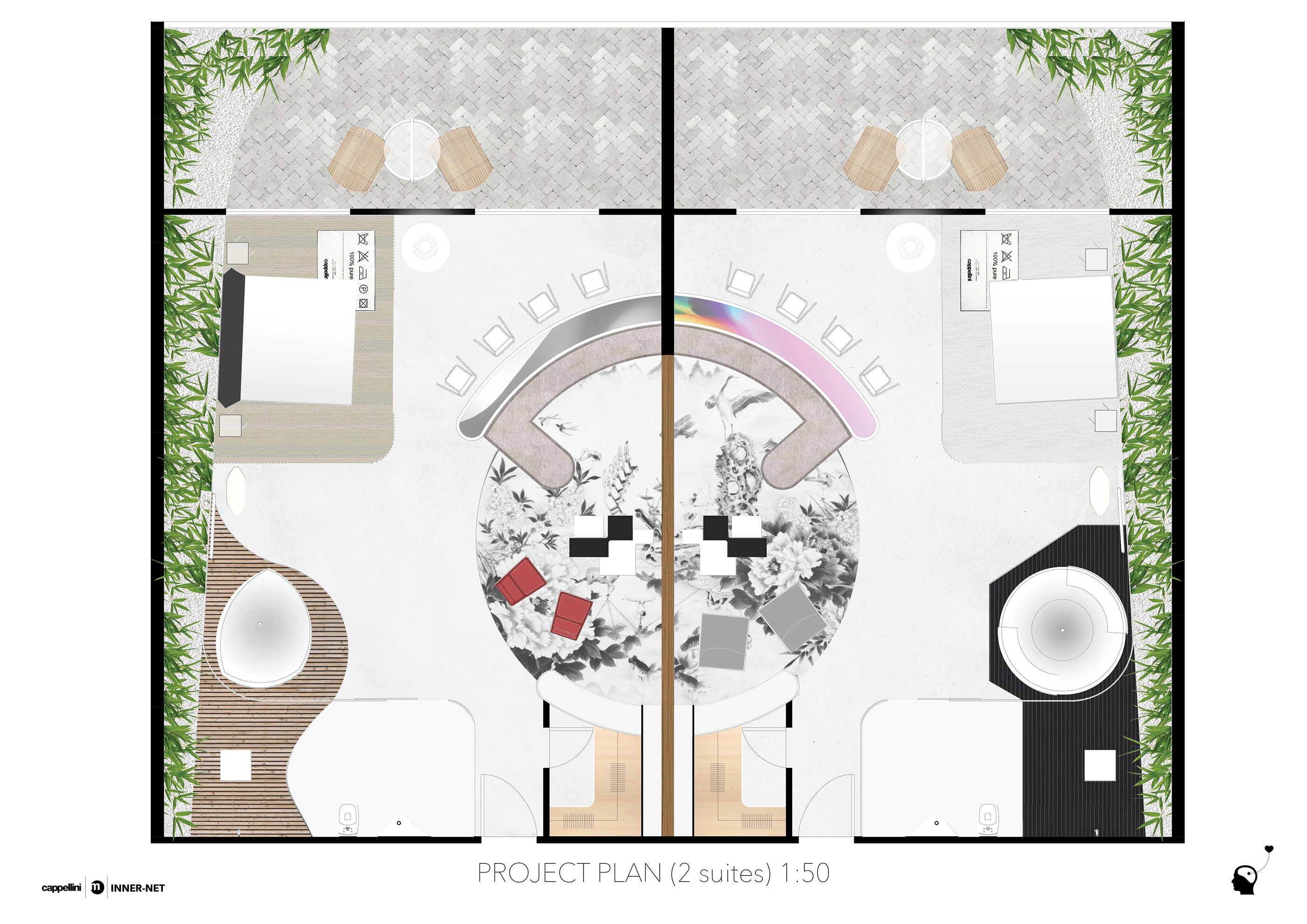 成都双套房酒店设计,意式风情融入中式元素-13