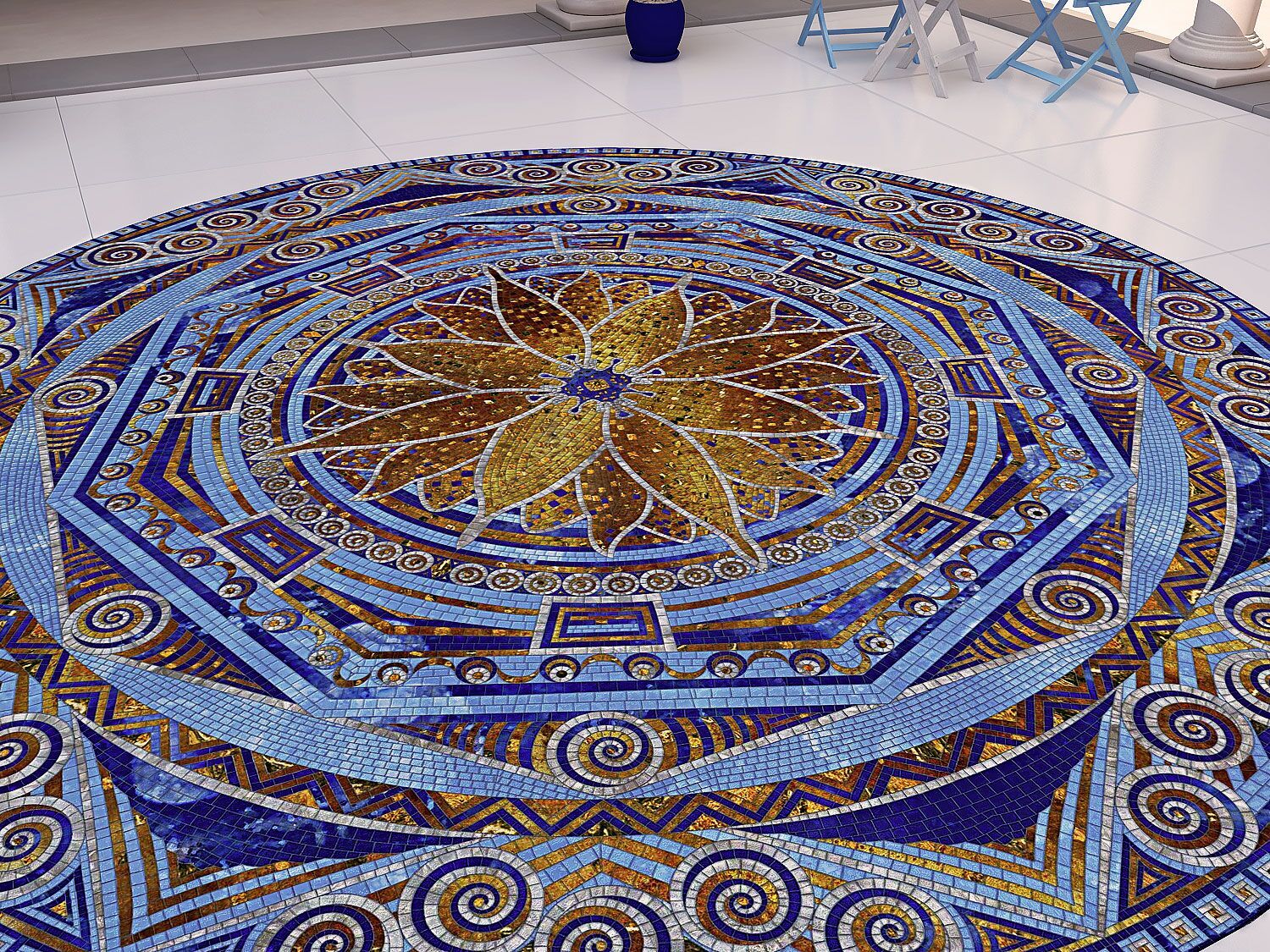 2015 年室内设计佳作 | 大理石与马赛克打造极致卫浴空间-9