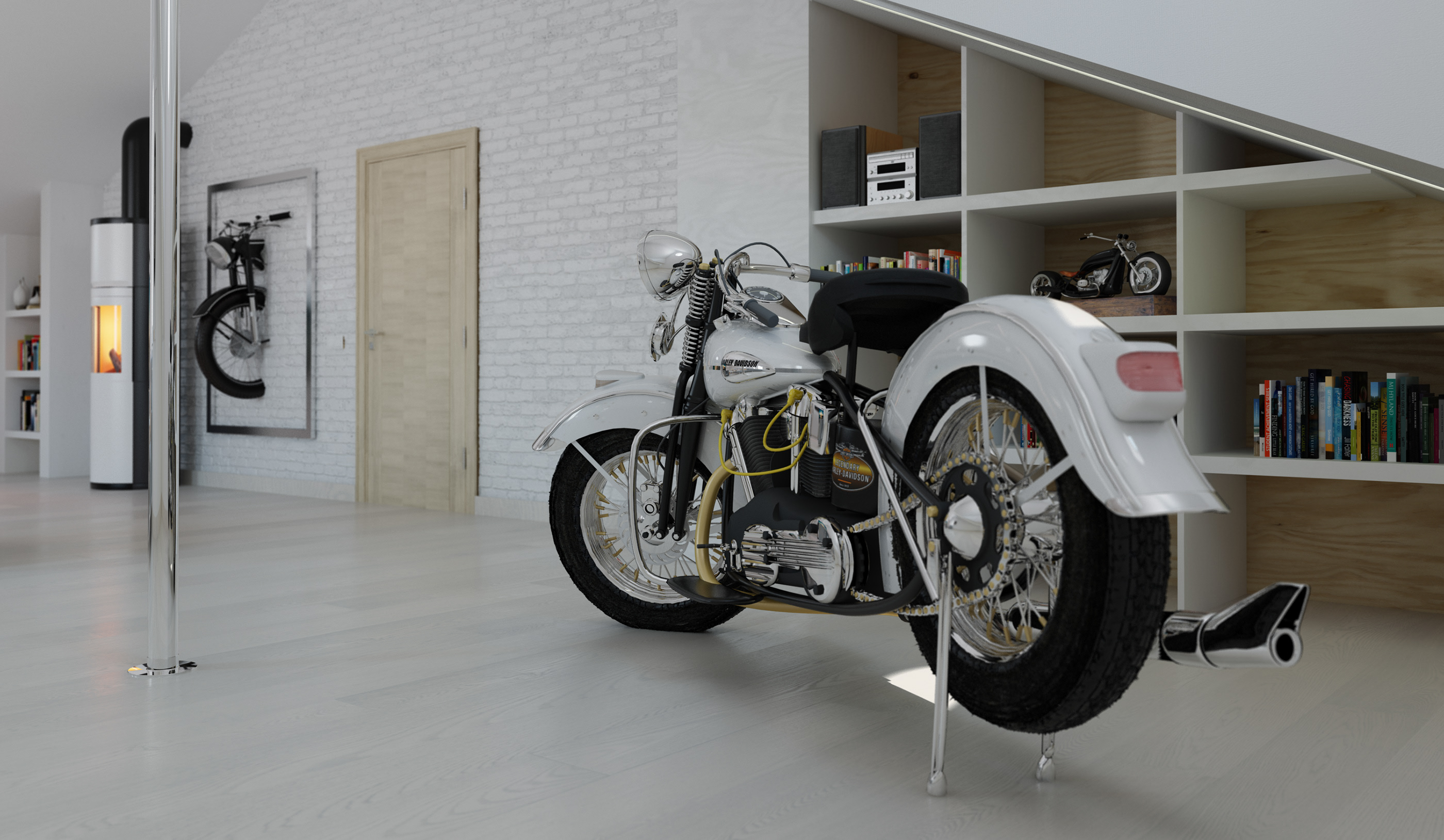 Visualization of a country house-10