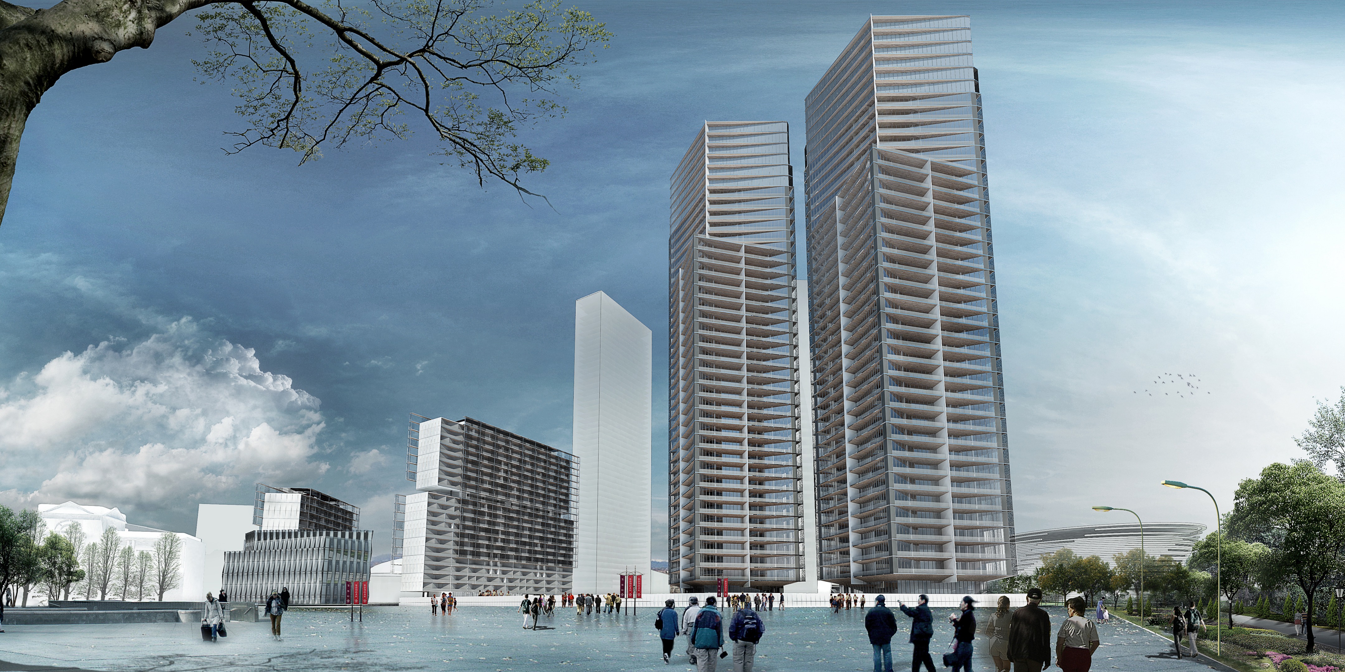 米兰城市生活住宅塔楼 | 可持续发展与功能的完美融合-1