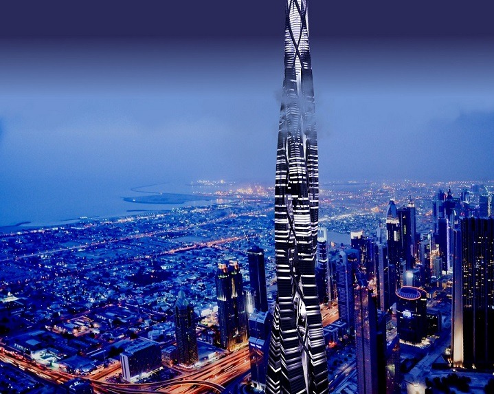 迪拜 4T1 扭曲摩天大楼——未来城市综合体设计-1