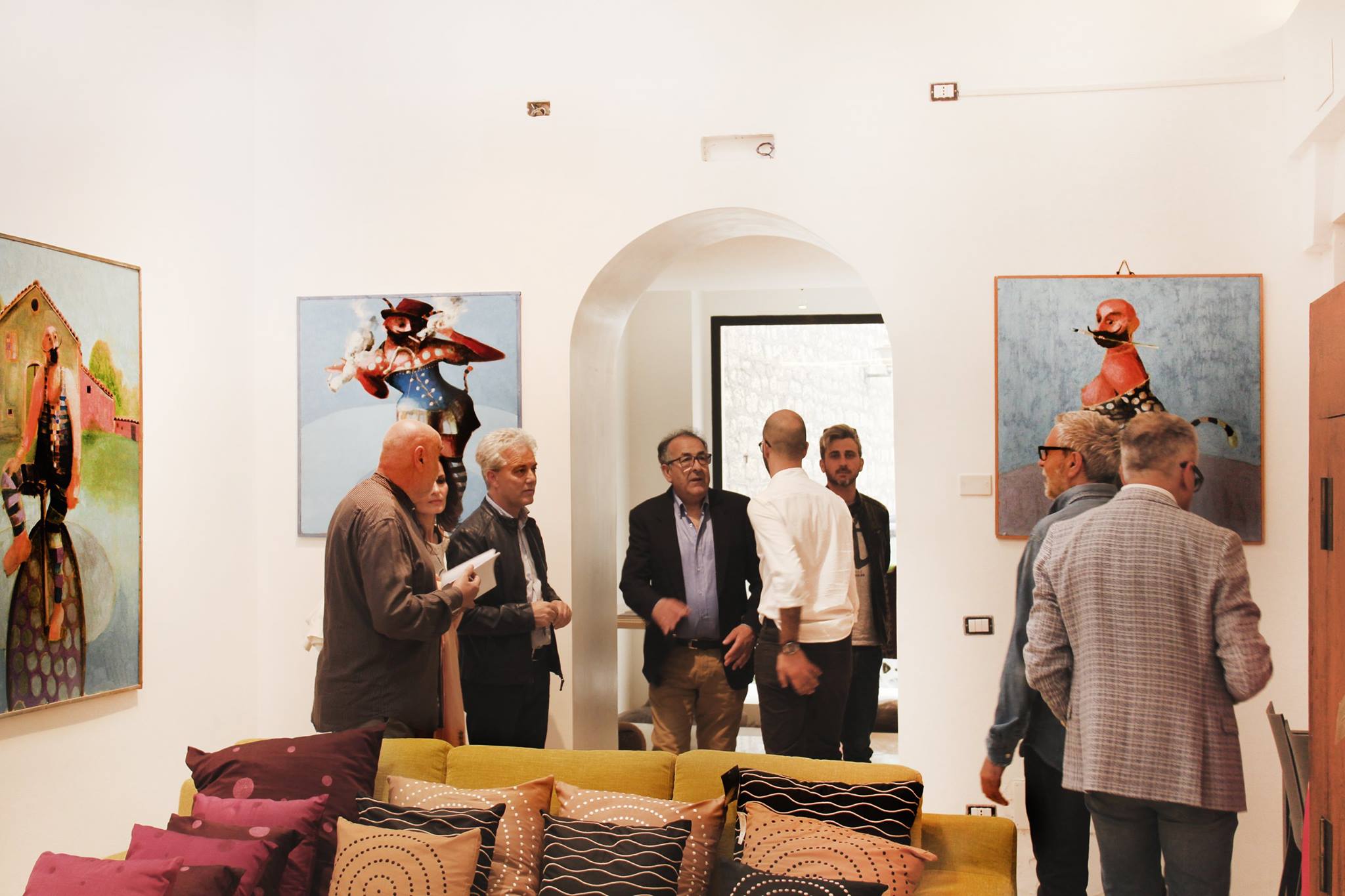 马里奥·塞尔拉的绘画与室内设计之旅-12