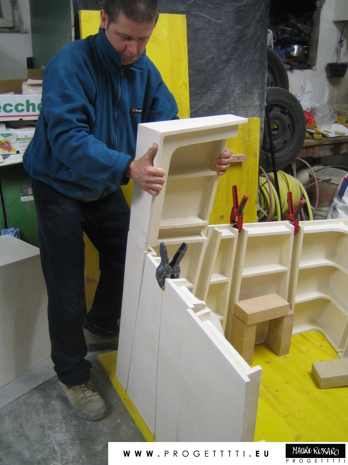 原生材料的艺术共鸣——Casa Rossaro 住宅设计-29