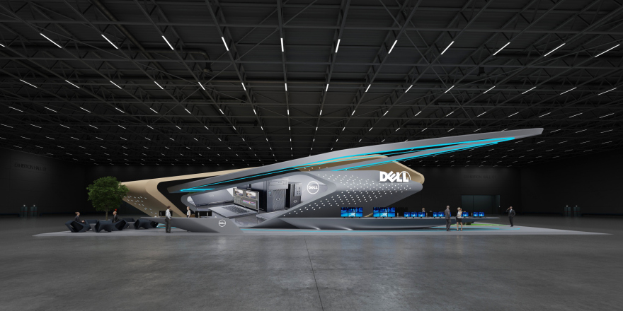 戴尔展台设计 | 科技与环保的完美融合-5