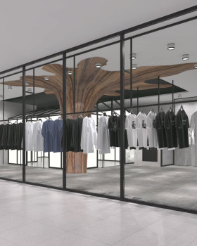 2016 年完成的 J.C Store 购物商场室内设计案例