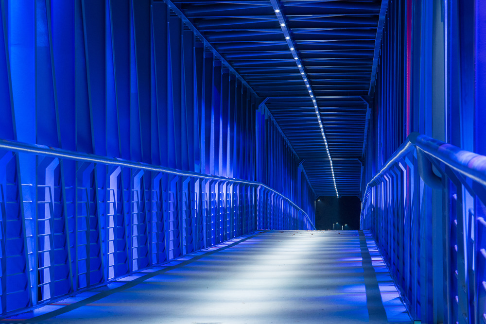 波兰华沙Żerańskiej 桥 LED Platek 照明设计-8