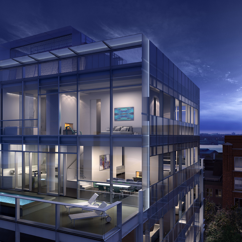 曼哈顿西村新地标 · 理查德·迈耶尔的玻璃钢塔设计-3