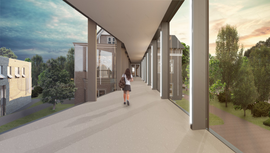 绿意盎然的多功能学校设计-5