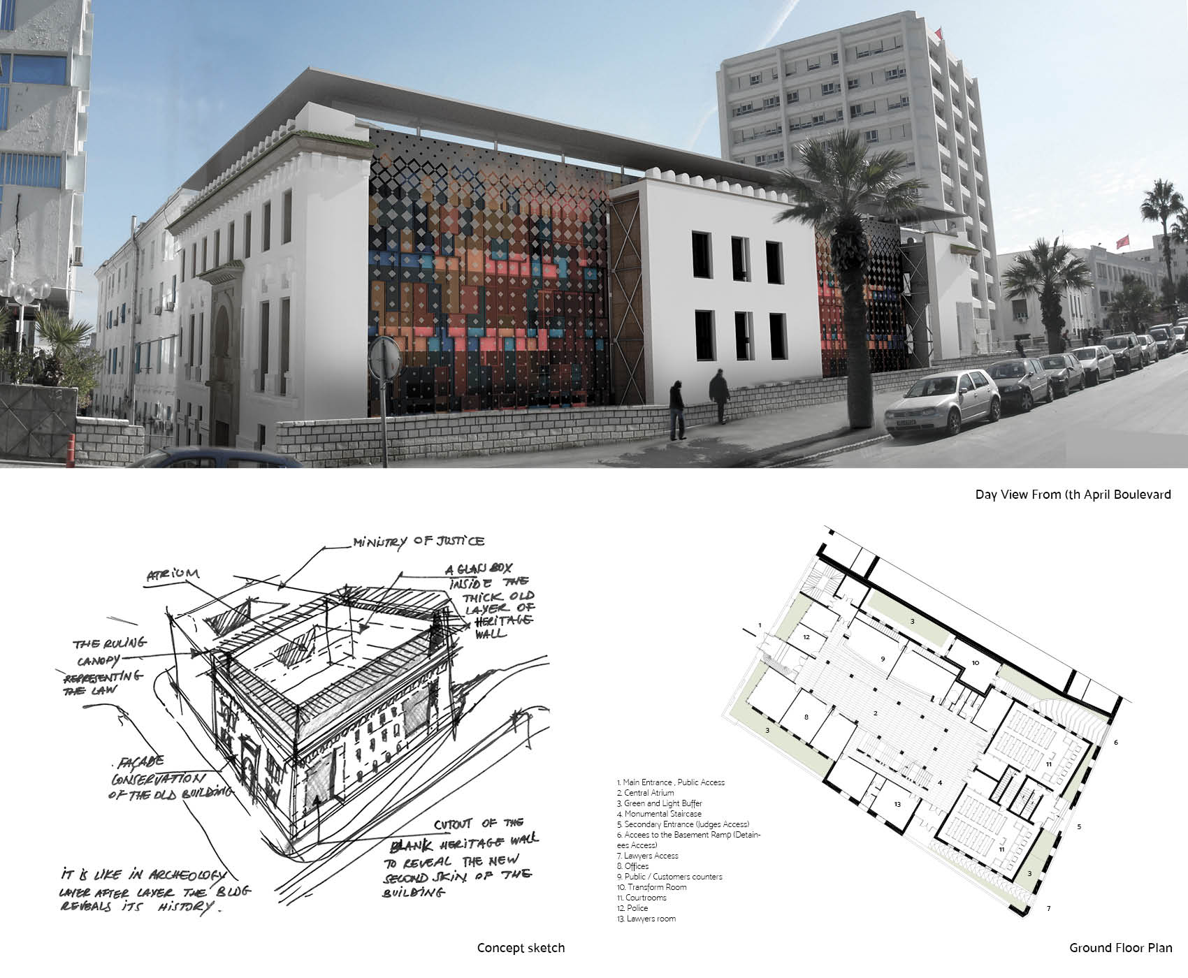司法新地标 | 重现历史风貌的法庭室内设计-4