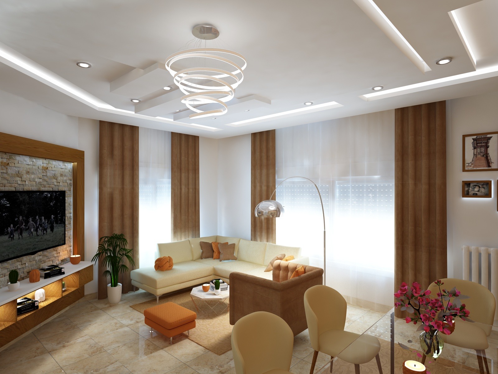 美食·视图 1·，美食·视图 2·，美食·视图 3·，大厅·夜间空间·，大厅朝向夜间空间-2