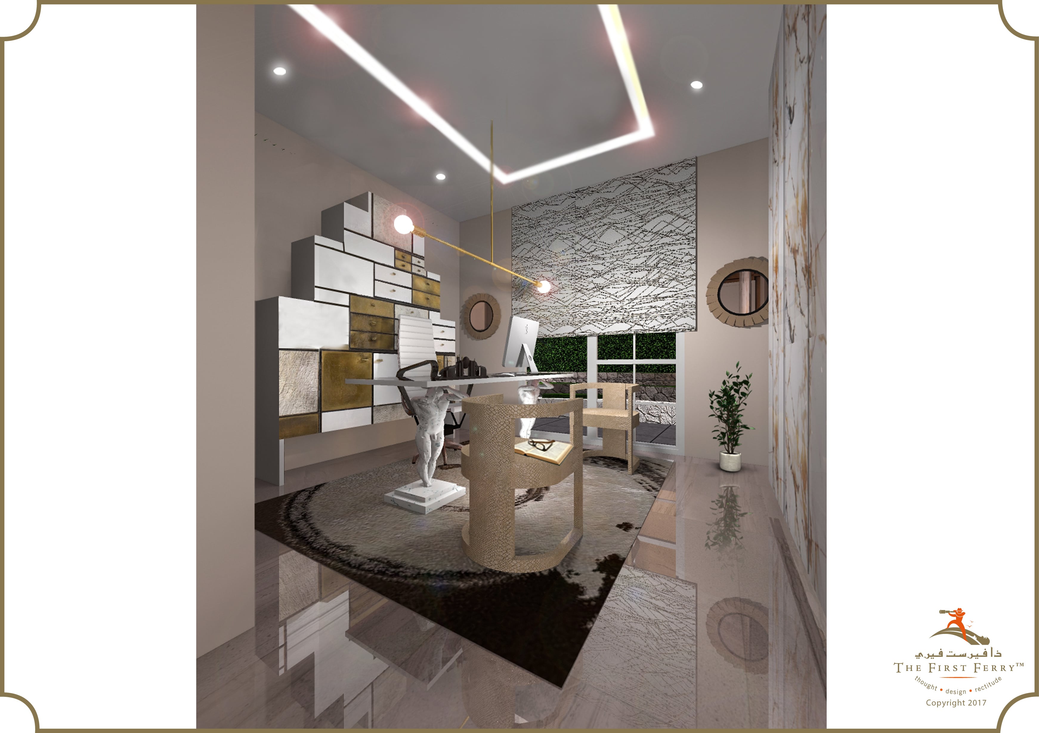 阿联酋沙迦别墅 | 现代与自然的和谐共生-12