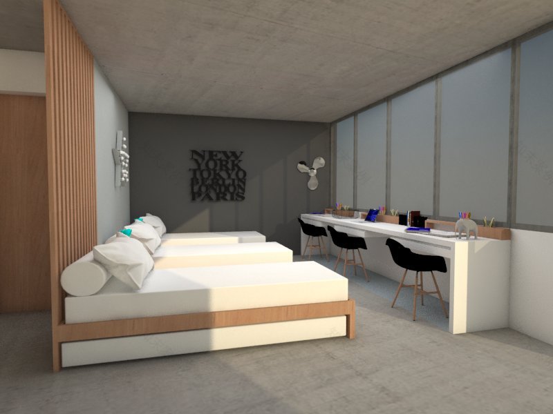 集合宿舍设计 | UniRitter 校园学生公寓-2