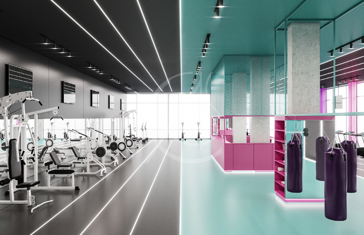 女士健身中心室内设计-15