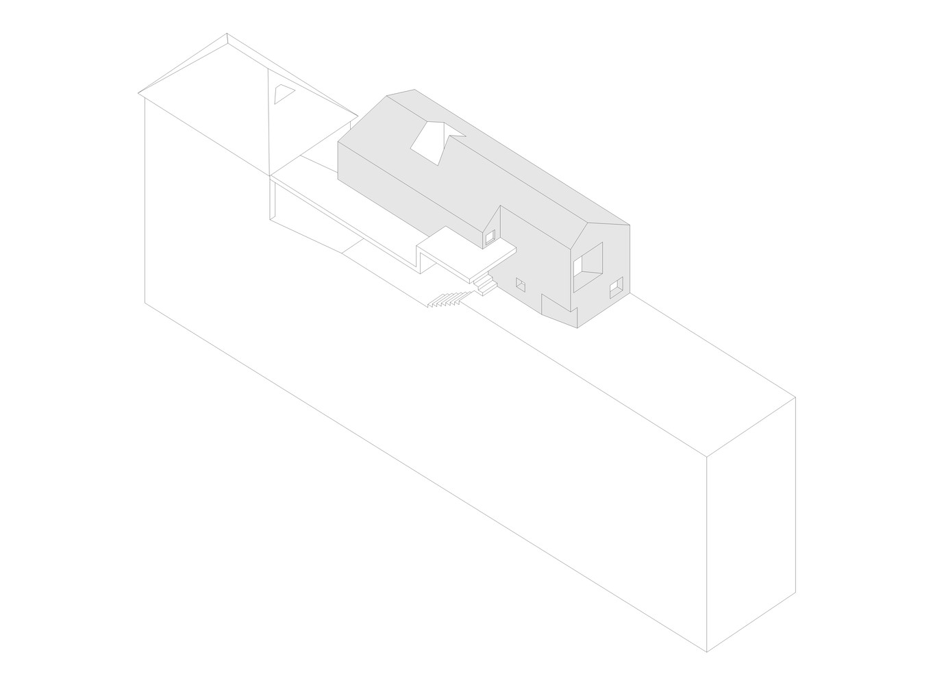巴尔曼岩屋 | 混凝土亭子与砂岩小屋的完美融合-25