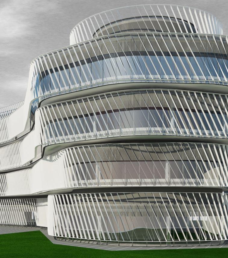 自由曲面办公楼-5