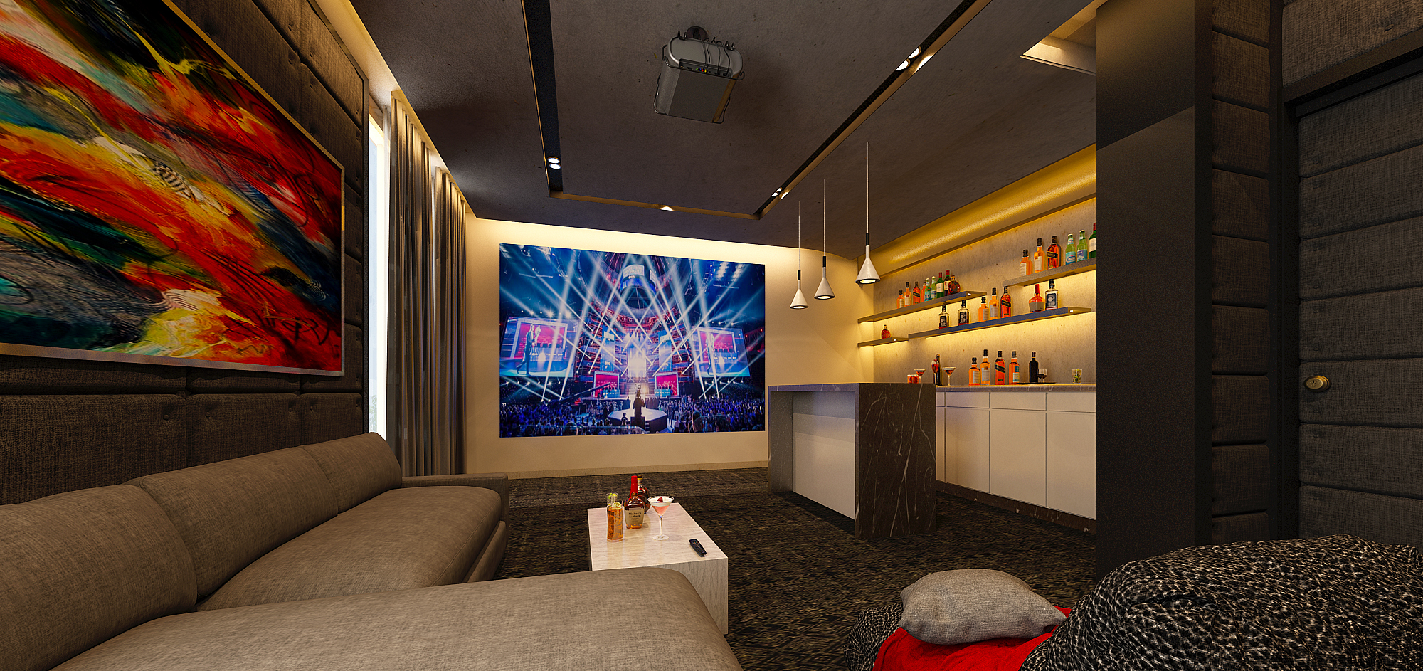 ENTERTAINMENT ROOM AND GYM INTERIOR-6