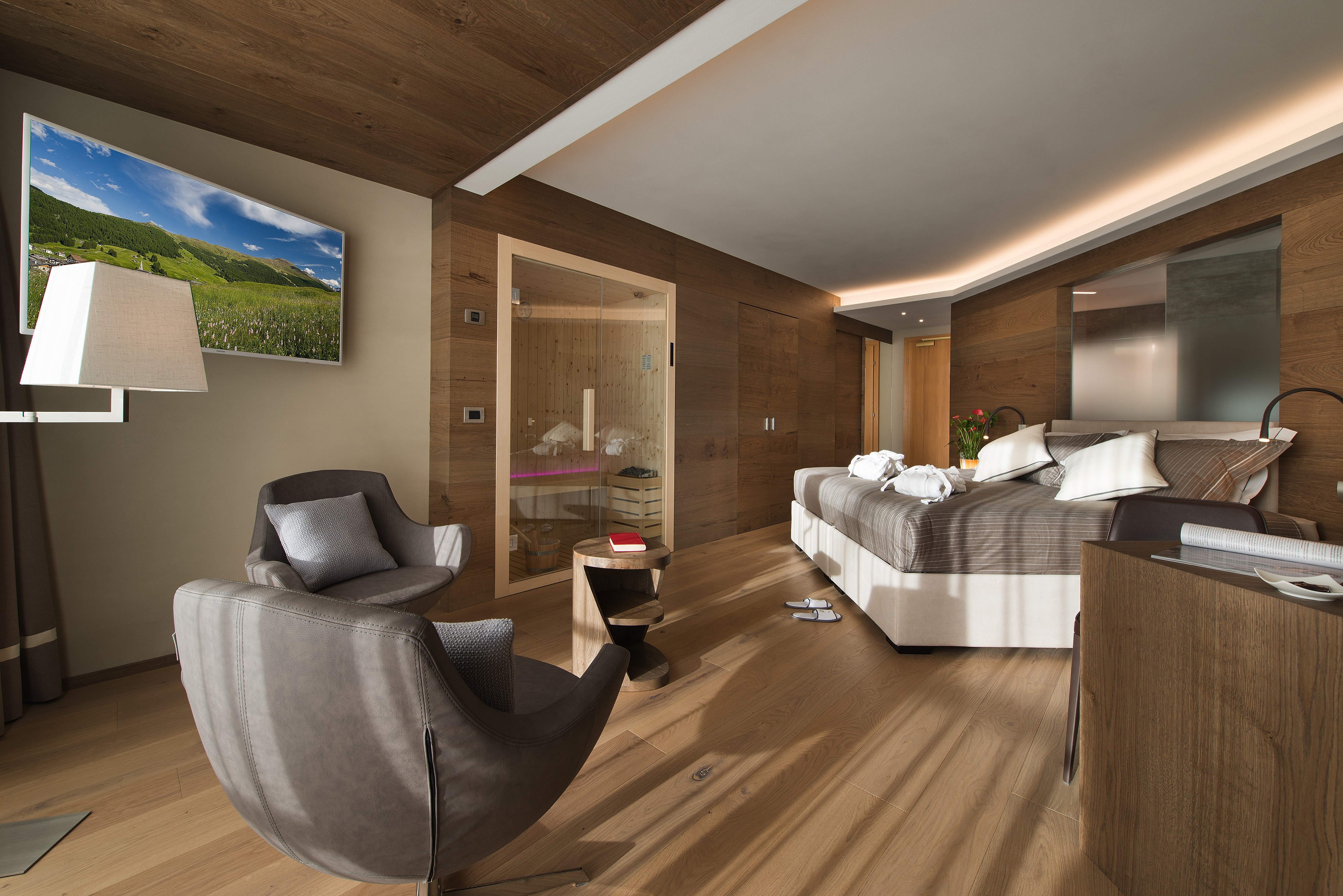 意大利 Livigno 酒店“Baita Montana”自然元素主题设计-35