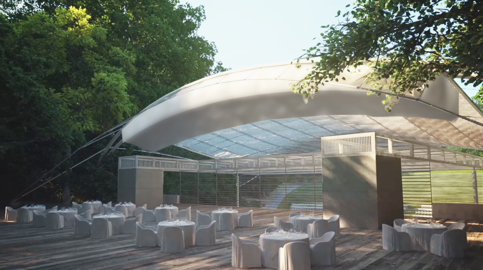 斯坦福大学天空反射罩 | 创新的天篷设计-12