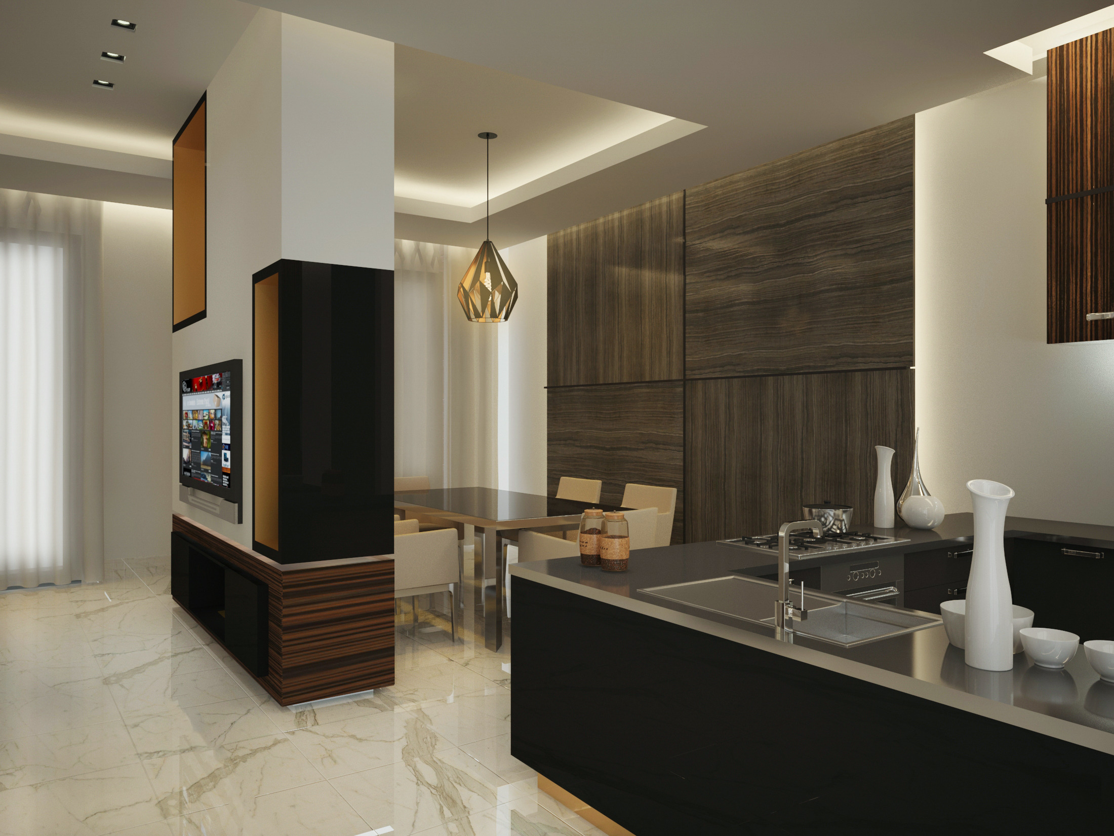 科威特 Radiance Villa 豪华私人住宅设计-7