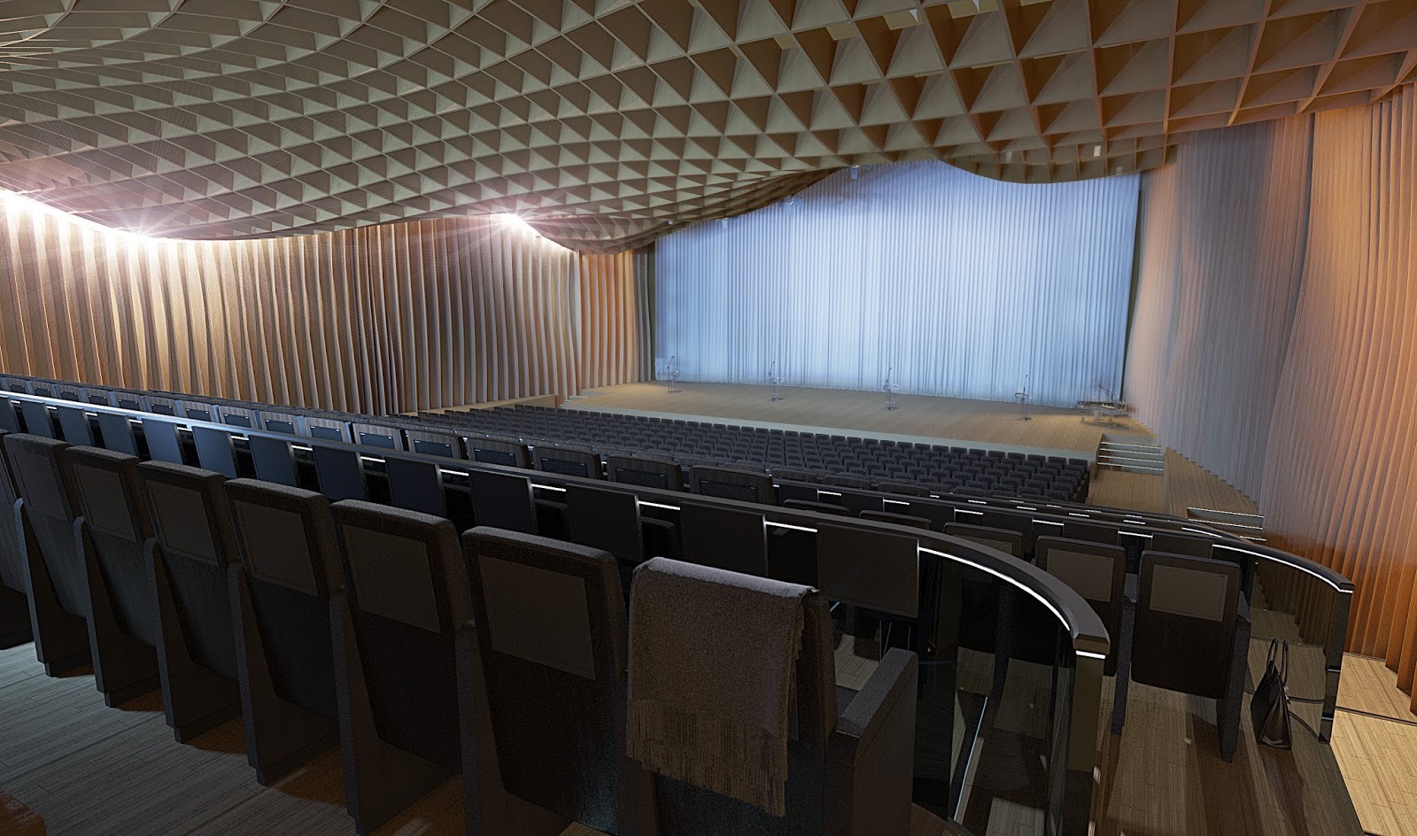 莫斯科历史中心多功能会议厅·影院设计-15