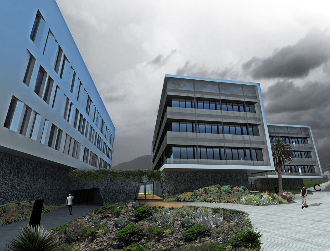 灵活多变的办公建筑空间设计-0