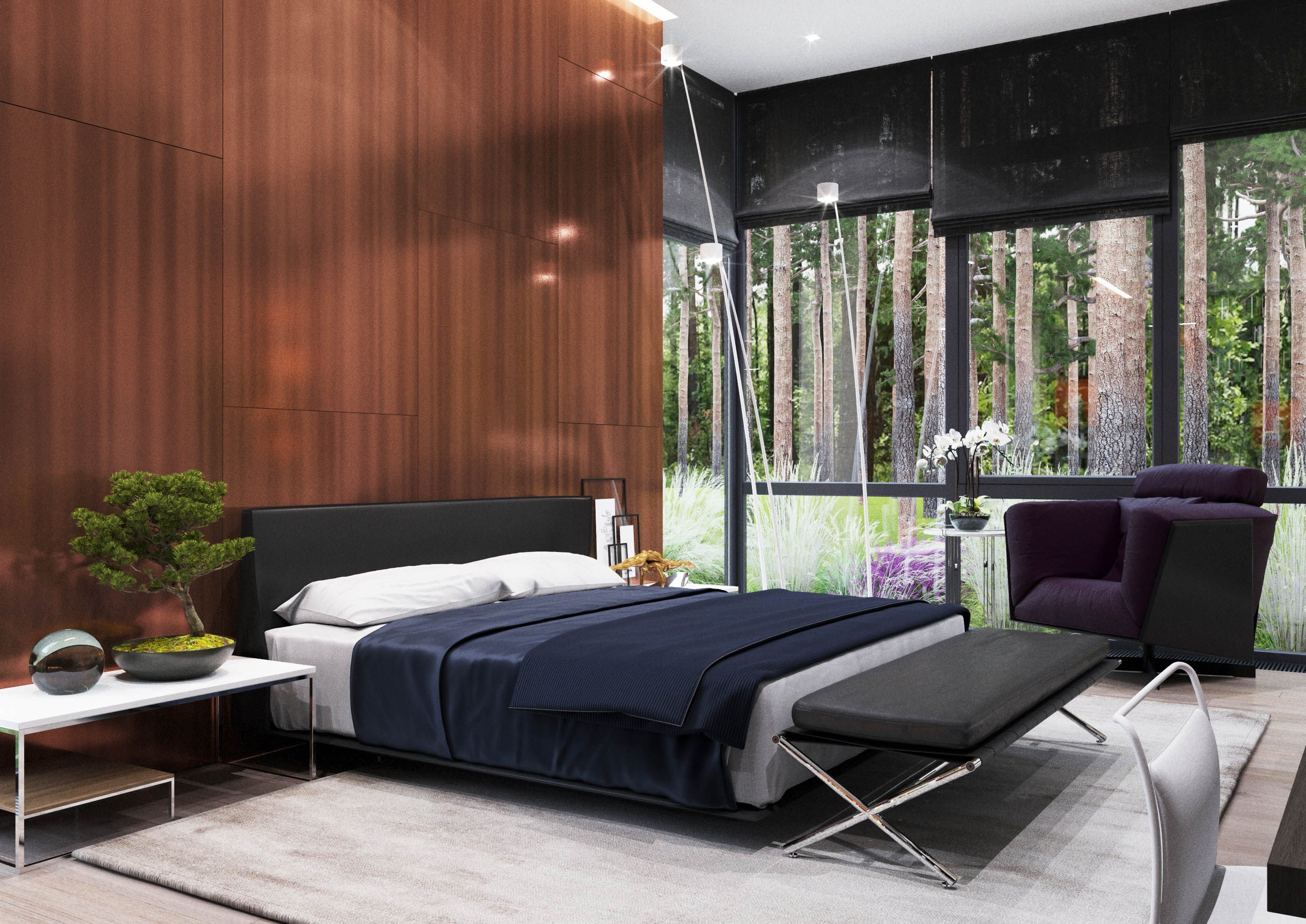 莫斯科乡村别墅 | 2017 年完工的单家庭住宅室内设计案例-11